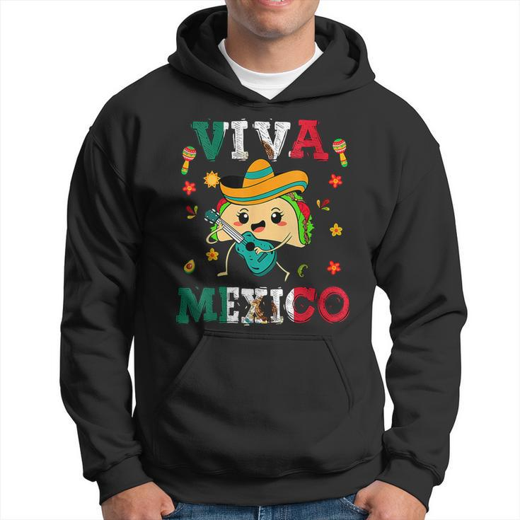 Viva Mexico Independence Day Pride Mexican Tacos Fiesta Hoodie