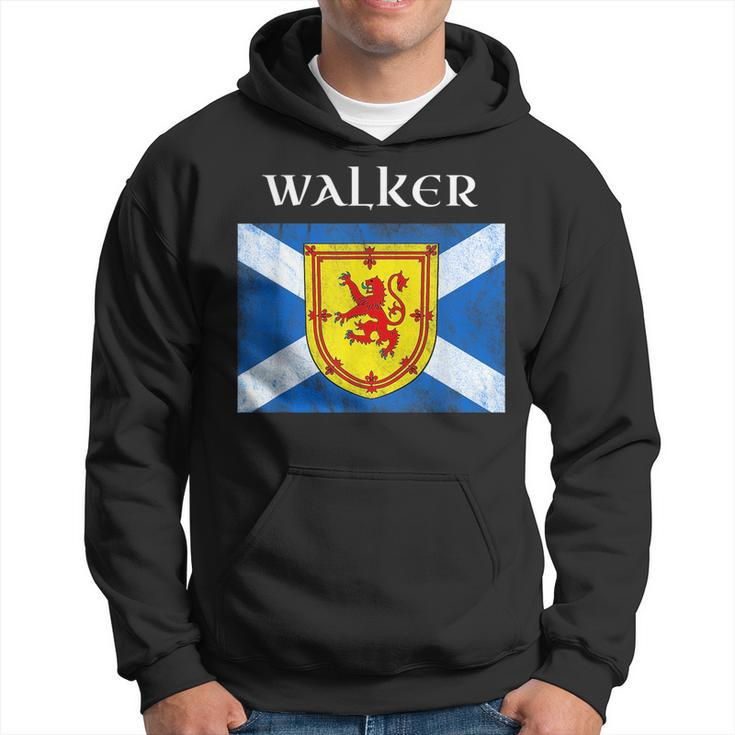 Walker Clan Scottish Name Scotland Flag Hoodie