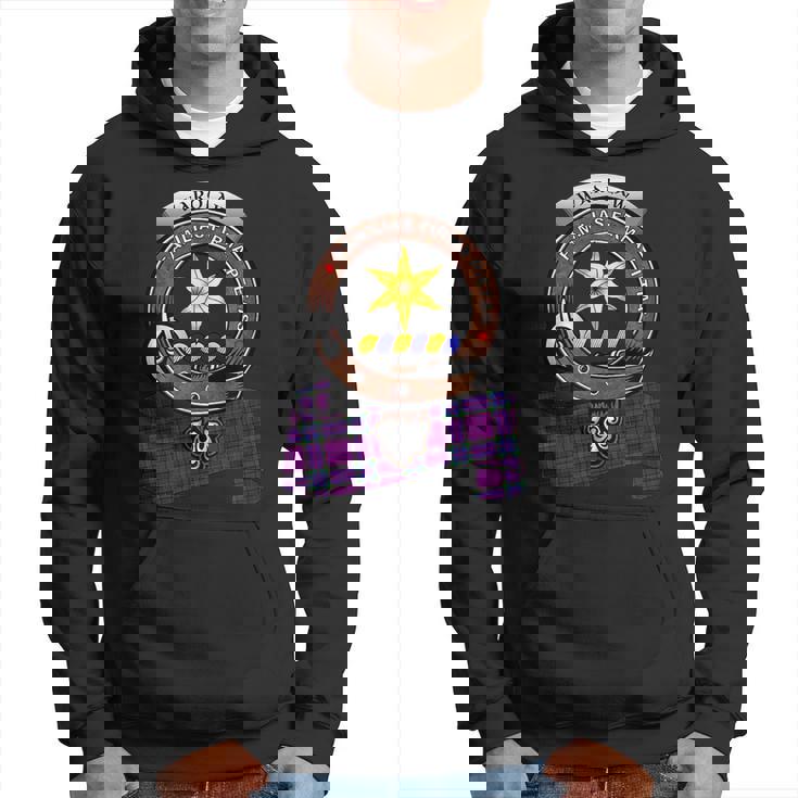 Wardlaw Scottish Clan Badge & Tartan Hoodie