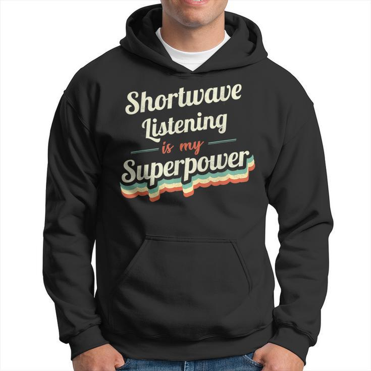 Shortwave Listening Is My Superpower Vintage Hoodie