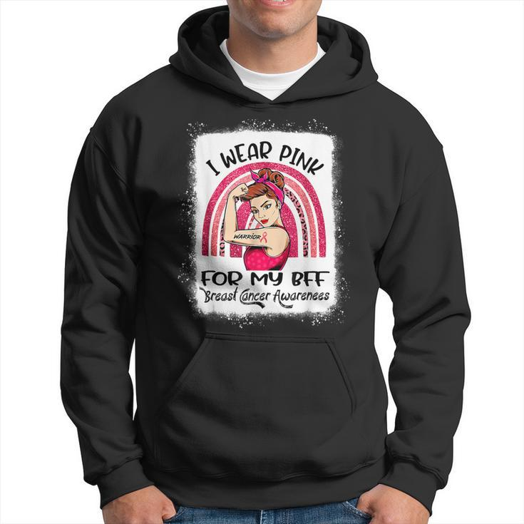 I Wear Pink For My Best Friend Bff Breast Cancer Awareness Hoodie