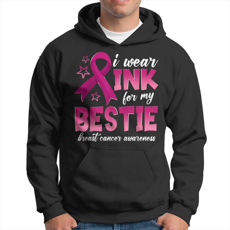 I Wear Pink For My Bestie Breast Cancer Family Matching Hoodie