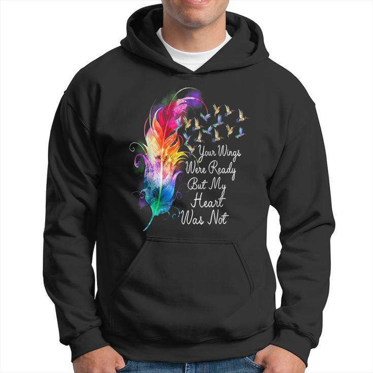 Your Wings Were Ready But My Heart Was Not Lgbt Vintage Hoodie