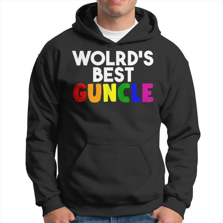 Worlds Best Guncle Gay Uncle Lovers  Hoodie