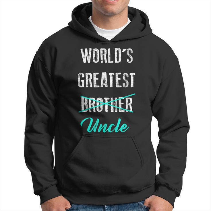Worlds Greatest Brother Uncle  Pregnancy Announcement Hoodie