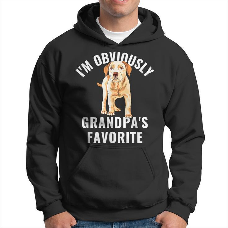 Yellow Lab Grandpa Favorite Labrador Retriever  Hoodie