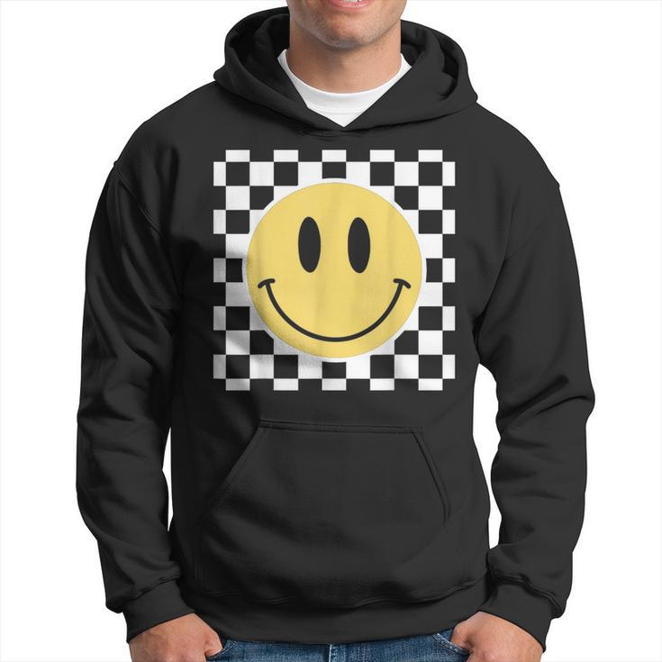 Yellow Smile Face Retro Happy Face Vintage Smiling 70S Peace  Hoodie