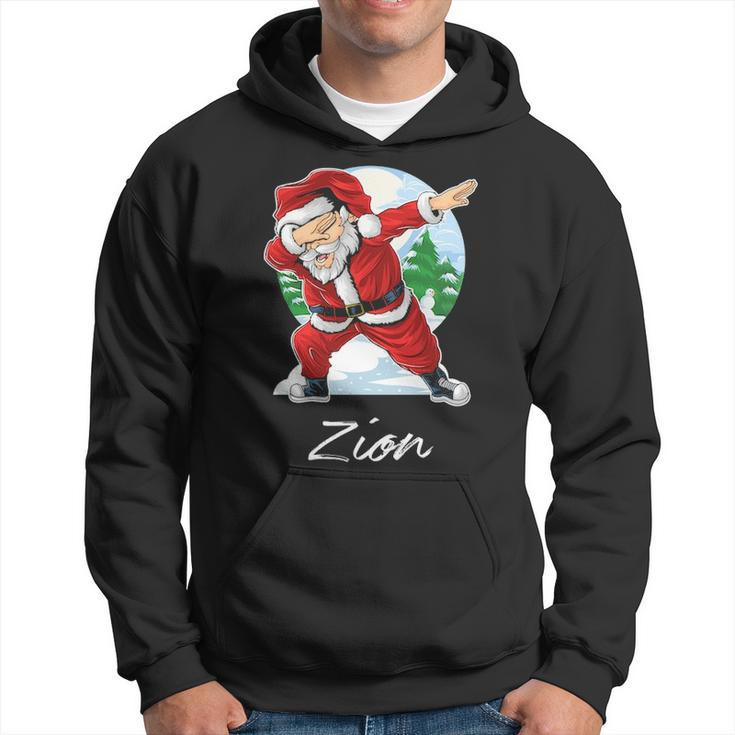 Zion Name Gift Santa Zion Hoodie