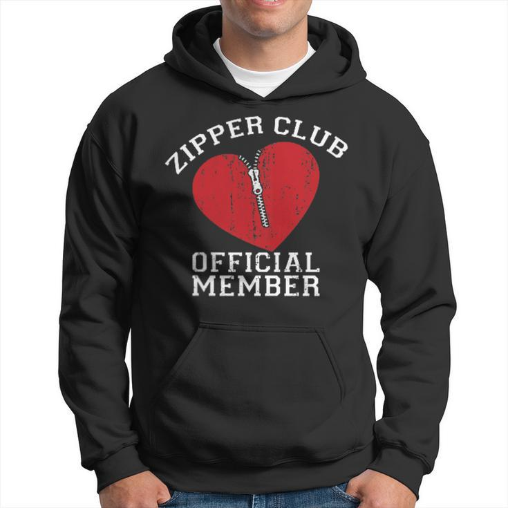 Zipper Club Open Heart Surgery Recovery Novelty Hoodie