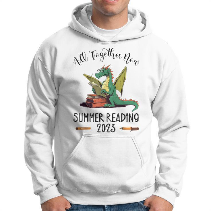 All Together Now Summer Reading 2023 Book Dragon Read Book Hoodie