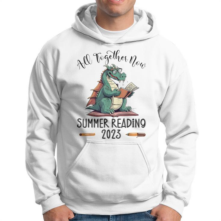 All Together Now Summer Reading 2023 Book Dragon Reading Hoodie