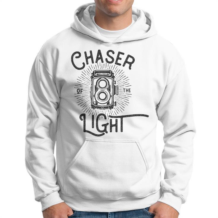 Analog Photography LoverLight Chaser Photography Funny Gifts Hoodie