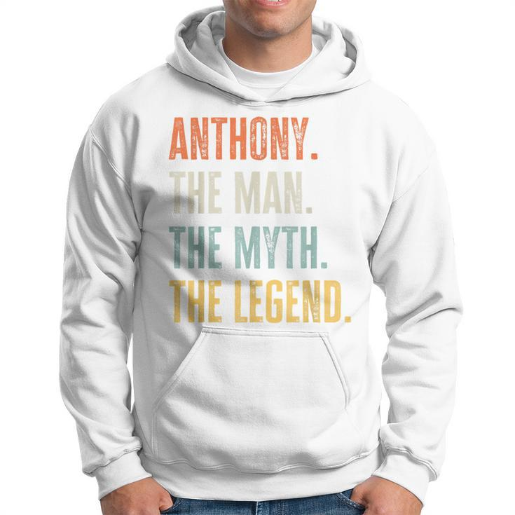 Anthony Man Myth Legend Funny Best Name Anthony Hoodie