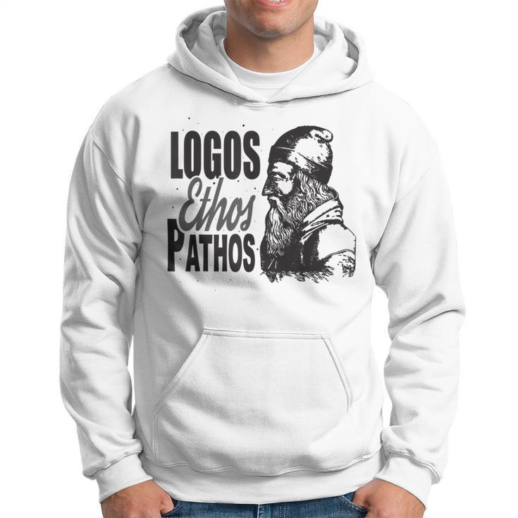 Aristotle Logos Ethos Pathos Greek Philosophy Speech Hoodie