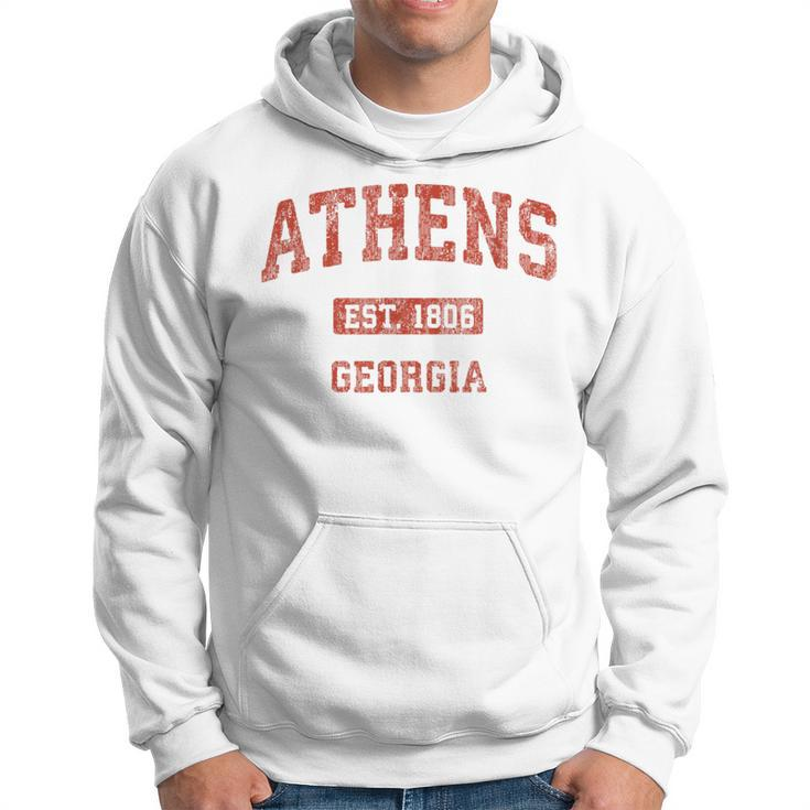 Athens Georgia Vintage Athletic Sports Hoodie