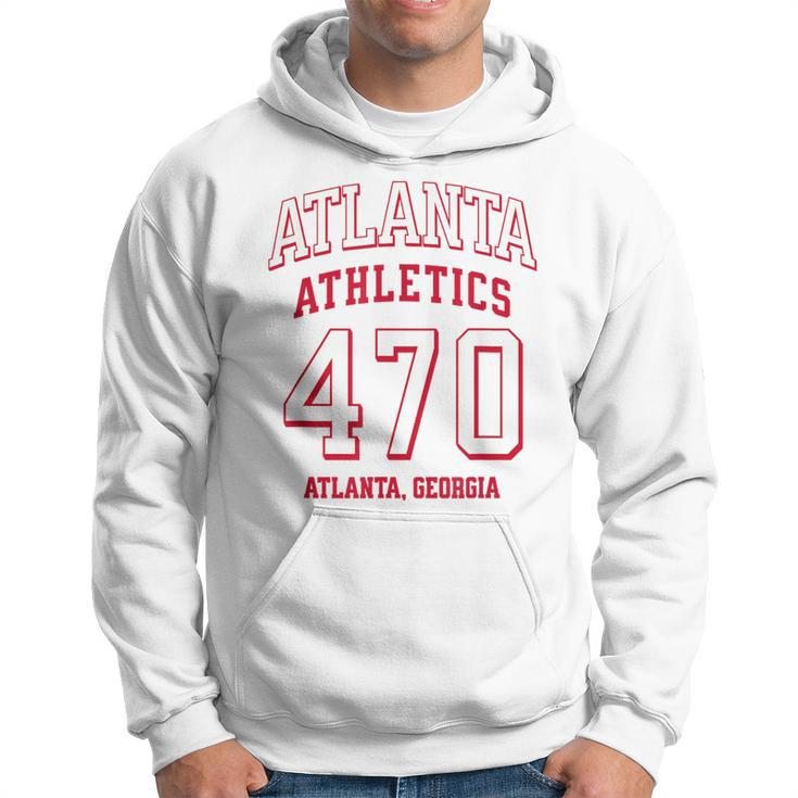 Atlanta Athletics 470 Atlanta Ga For 470 Area Code Hoodie