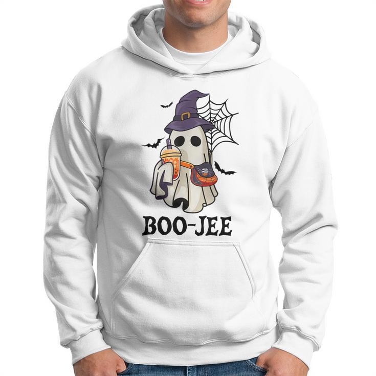 Boo-Jee Halloween Spooky Season Cute Ghost Boujee Boogee Hoodie
