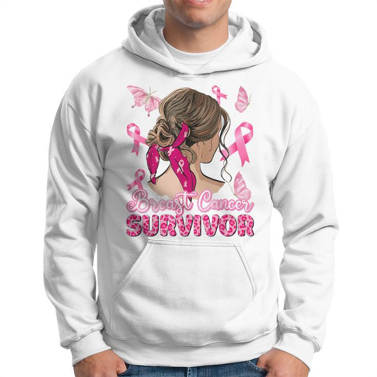 Breast Cancer Awareness Pink Ribbon Survivor Breast Cancer Hoodie