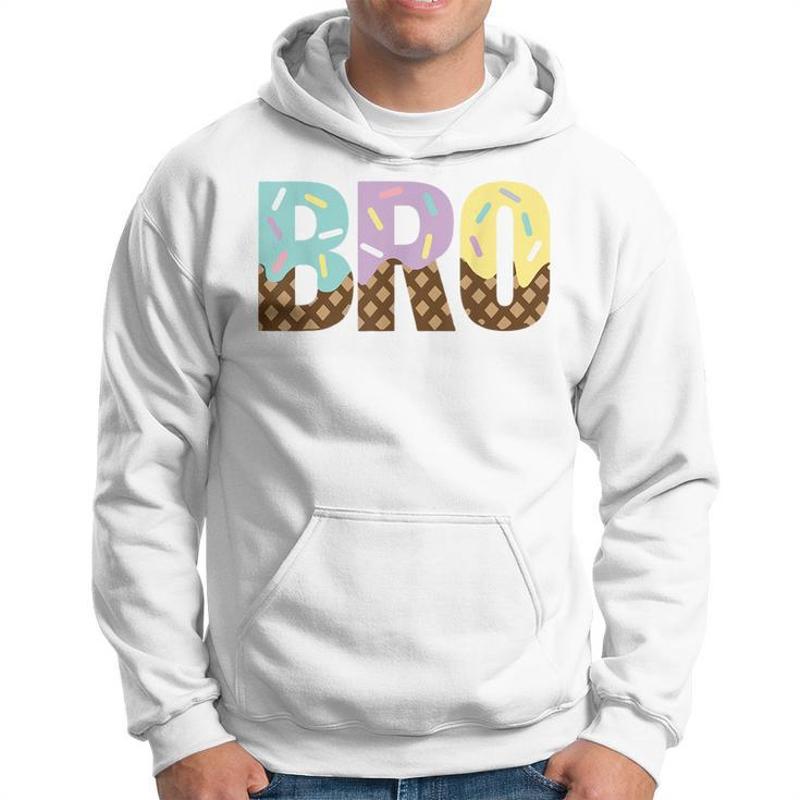 Brother Of The Sweet One Ice Cream 1St First Birthday Family  Hoodie