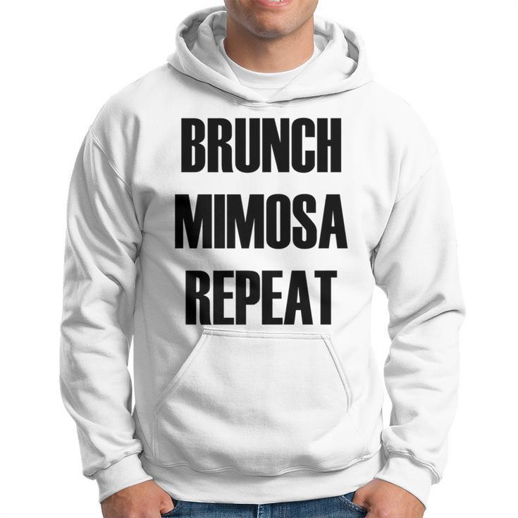 Brunch Mimosa Repeat Popular Quote Hoodie