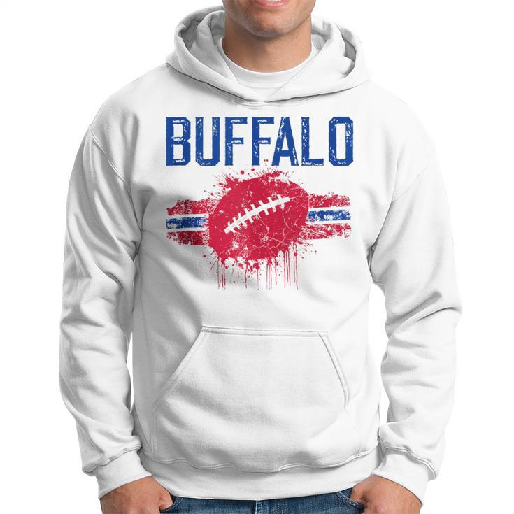 Buffalo Fan Retro Vintage Hoodie