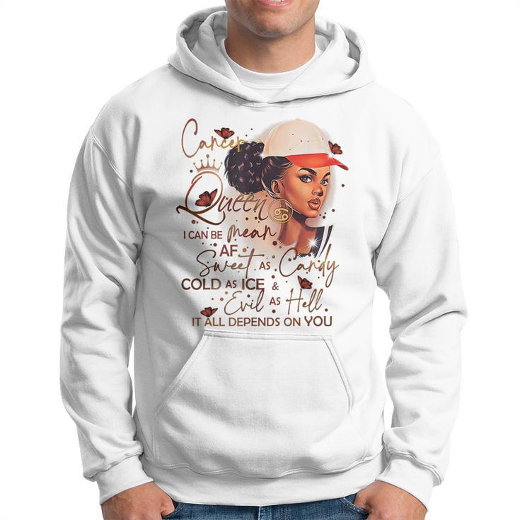 Cancer Queen Sweet As Candy Birthday Gift For Black Women  Hoodie