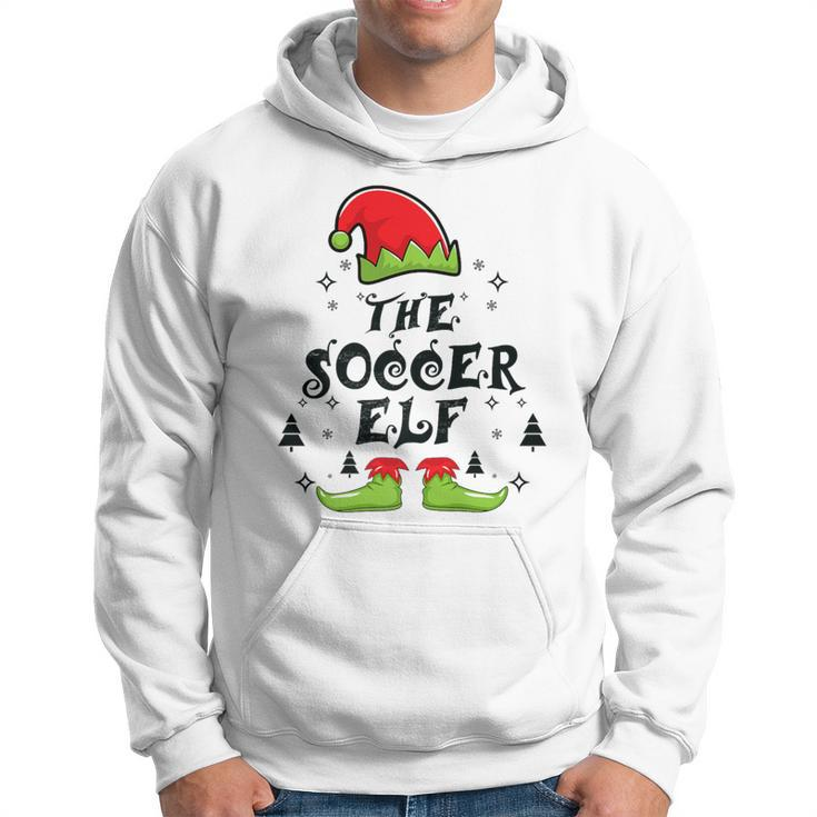 Christmas The Soccer Elf Family Matching Group Hoodie