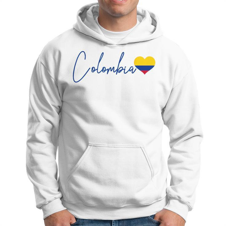 Colombia Heart Pride Colombian Flag  Hoodie