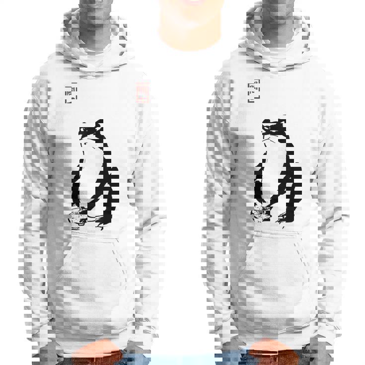 Cottagecore Japanese Frog Long Sleeve T-Shirt - Monsterry