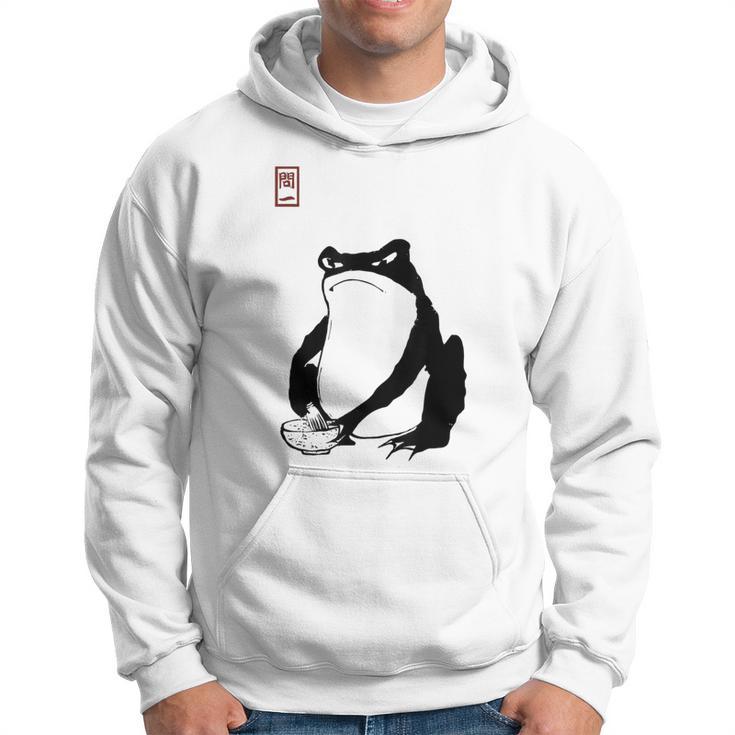 Cottagecore Japanese Frog Hoodie