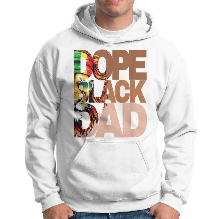 Dope Black Dad Junenth Fathers Day Black Man King  Hoodie