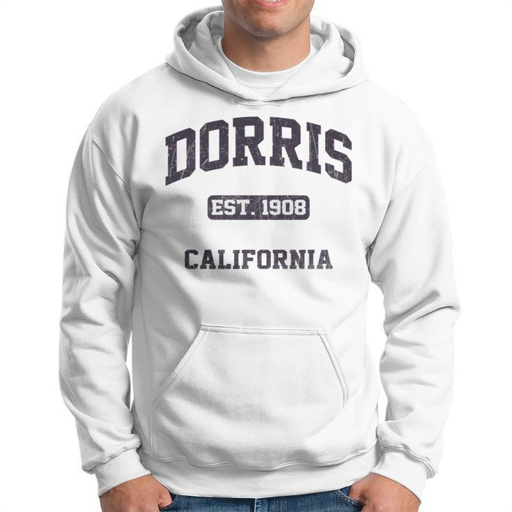 Dorris California Ca Vintage State Athletic Style Hoodie
