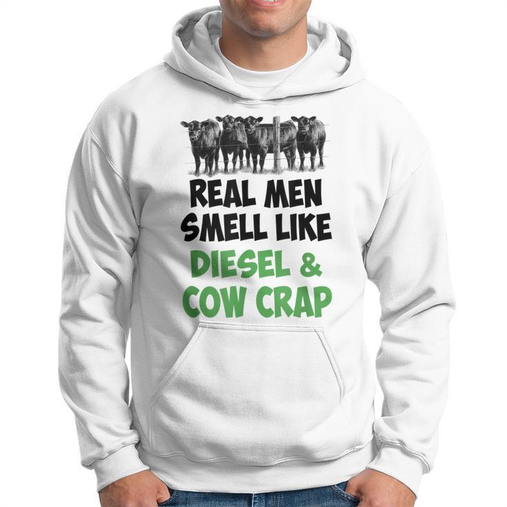 Farmer Real Men Smell Like Diesel & Cow Crap   Hoodie