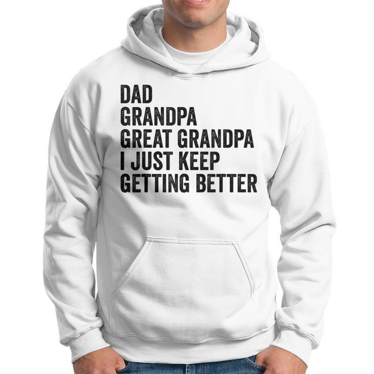 Fathers Day Grandpa From Grandkids Dad Great Grandfather  Hoodie