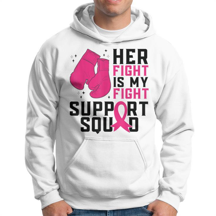Her Fight Is My Fight Boxing Glove Breast Cancer Awareness Hoodie