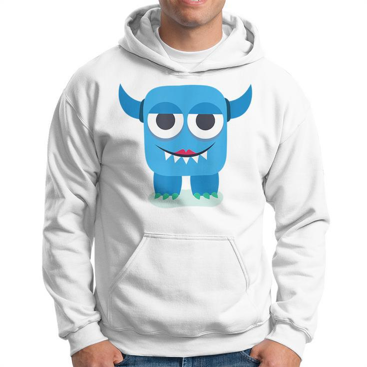 Funny  Blue Scary Monster  Hoodie