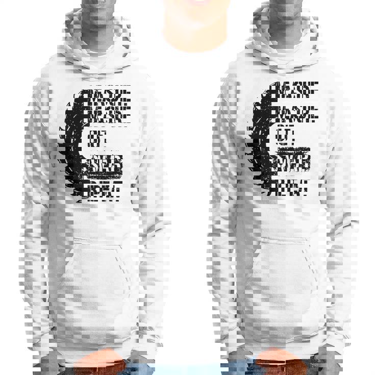 Funny Dad Measure Cut Swear Repeat Handyman Father Day T  Hoodie