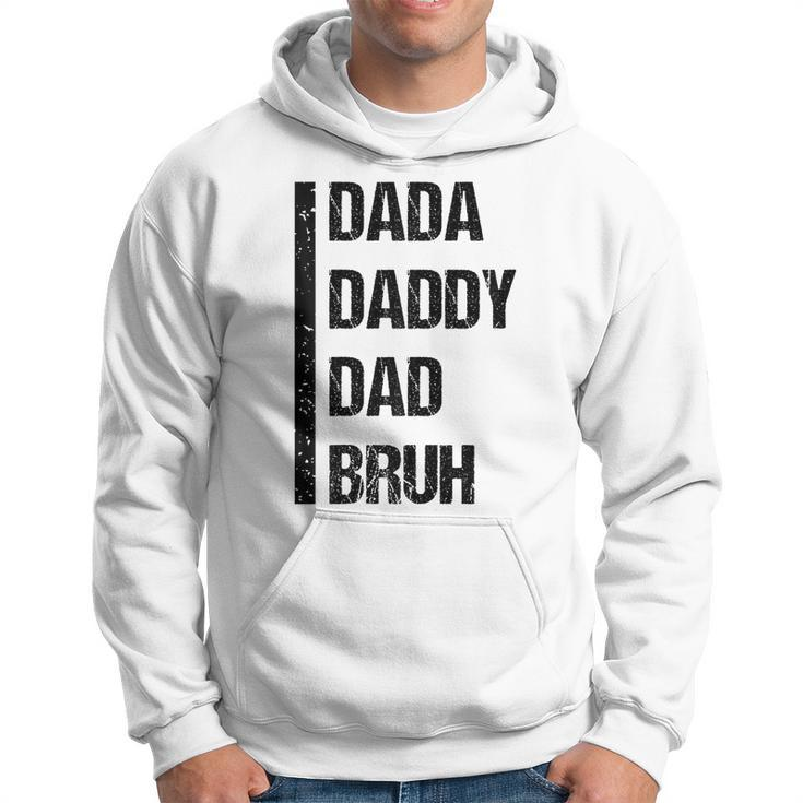 Funny Fathers Day Dada Daddy Dad Bruh 2023 Hoodie