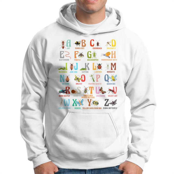 Funny Insect Animals Alphabet Kindergarten Back To School Animals Funny Gifts Hoodie