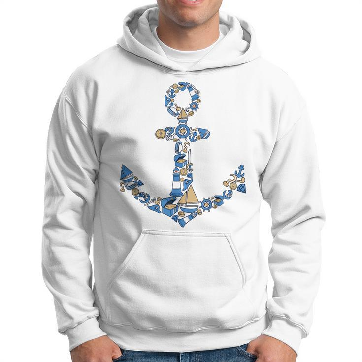 Funny Sailors Anchor - Boat Lighthouse Ship Wheel Hoodie
