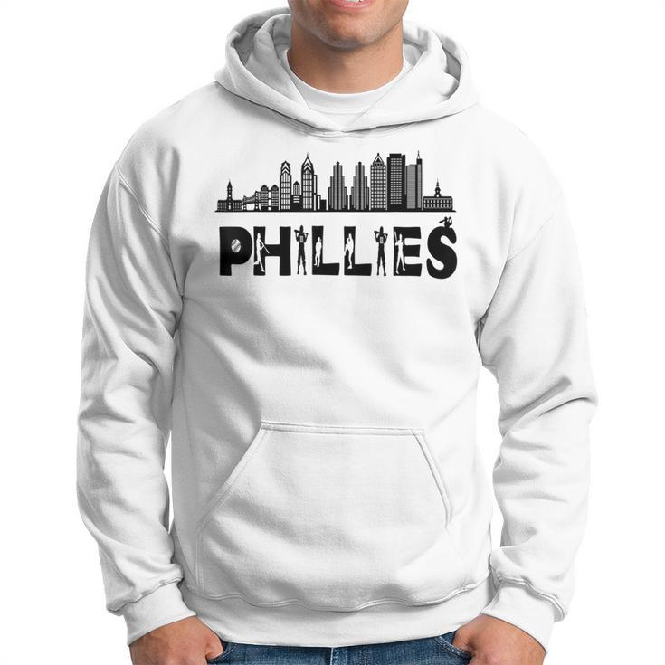 Funny Vintage Philly Baseball Lovers Baseball Fans Baseball Funny Gifts Hoodie