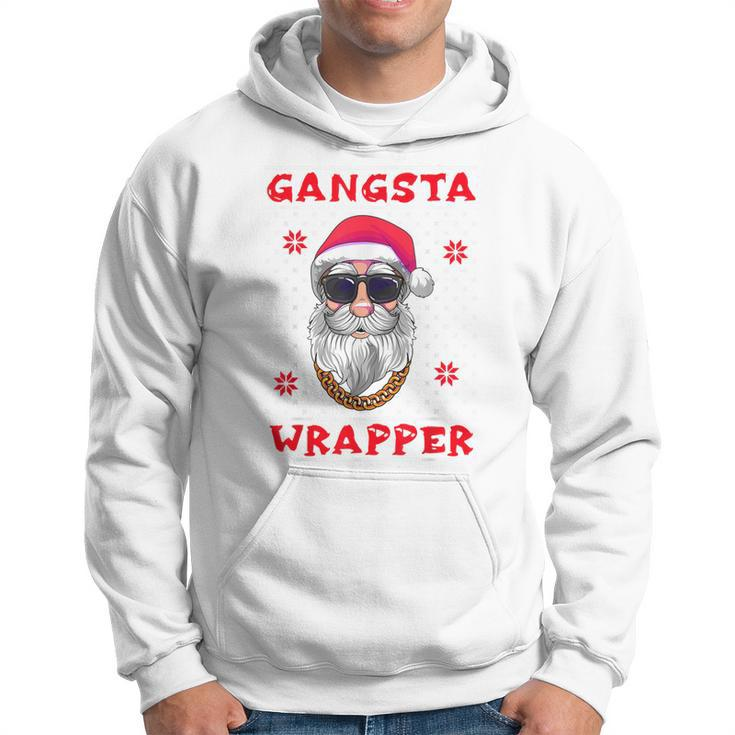 Gangsta Wrapper Ugly Christmas Sweater Hoodie