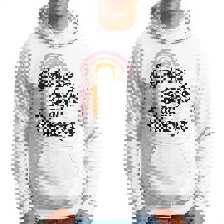 Girls Gays And Theys - Lesbian Pride - Lgbtq Pride  Hoodie