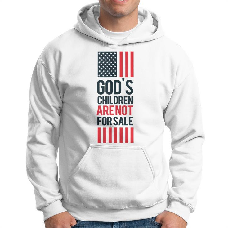 Gods Children Are Not For Sale America Flag  Hoodie