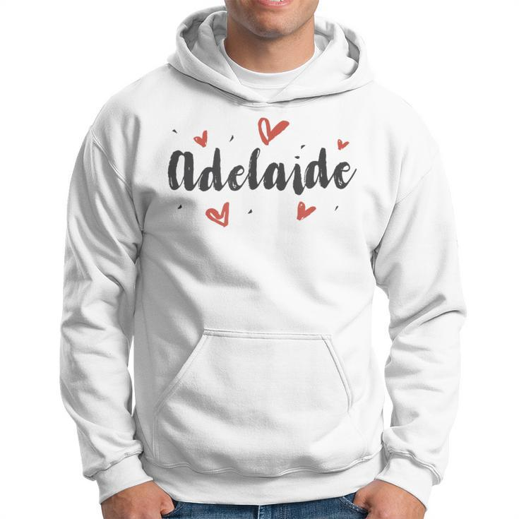 I Heart Adelaide Australia Cute Love Hearts Hoodie