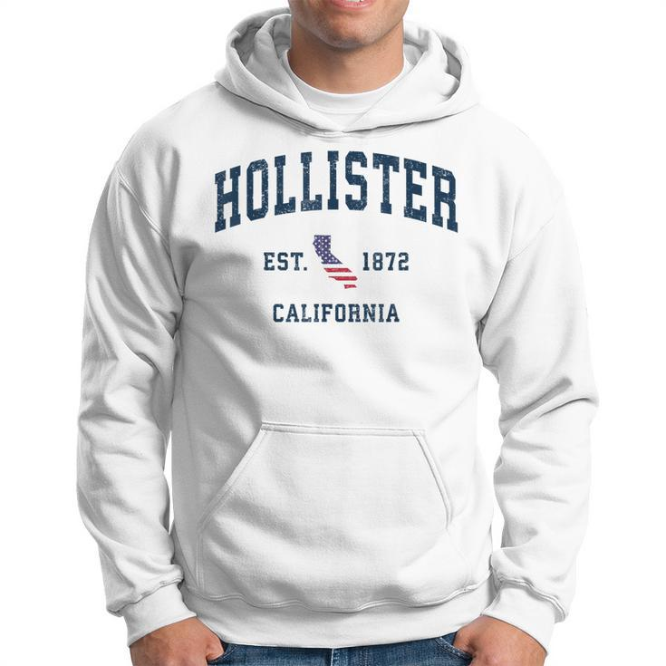Hollister California Vintage State Usa Flag Athletic Style Hoodie