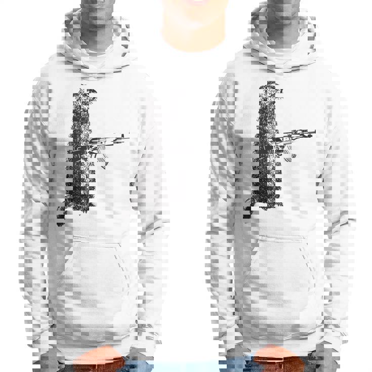 Hunting Woodchuck Ak-47 Gun Groundhog Hoodie