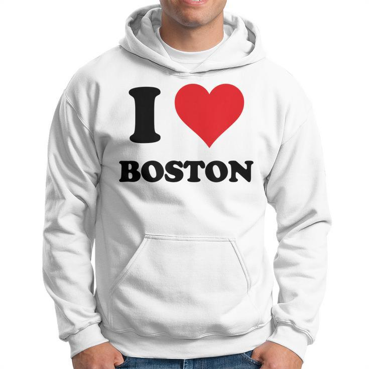 I Heart Boston First Name I Love Personalized Stuff Hoodie