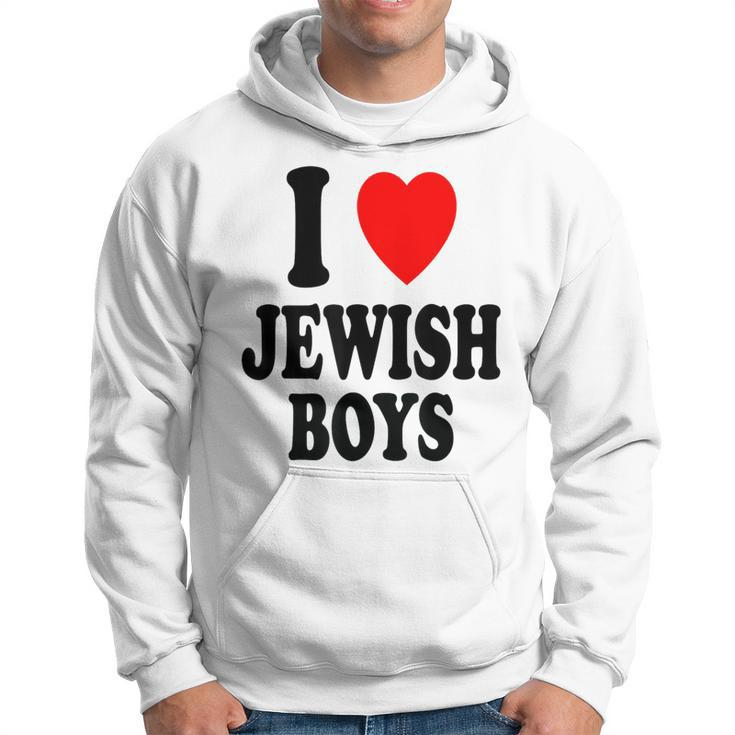 I Heart Love Jewish Boys Hebrew Israel Attraction  Hoodie