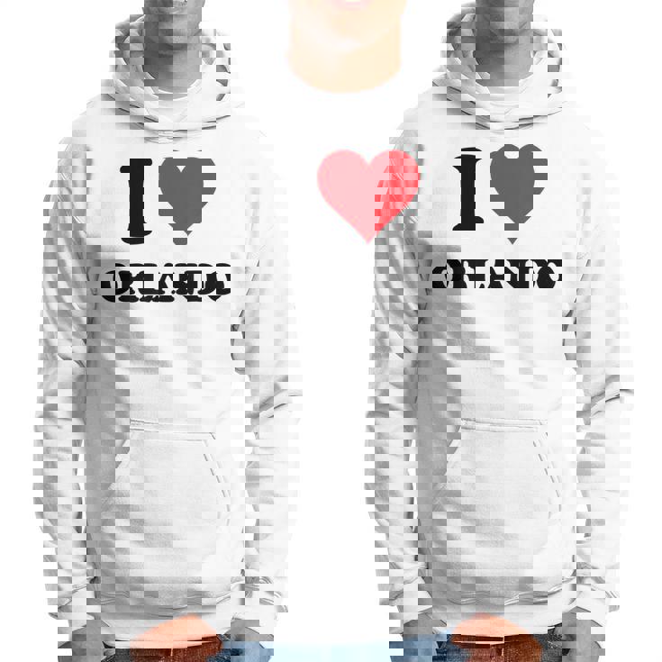 I Heart Orlando First Name I Love Personalized Stuff Hoodie